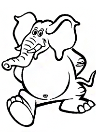 elephant coloring pages - page 105
