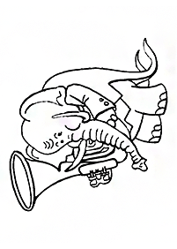 elephant coloring pages - page 110
