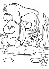 elephant coloring pages - page 30