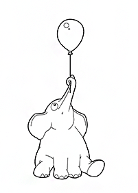 elephant coloring pages - page 38