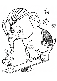 elephant coloring pages - page 39