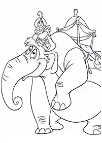 elephant coloring pages - page 51