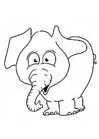 elephant coloring pages - page 54
