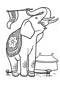 elephant coloring pages - page 6