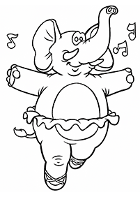 elephant coloring pages - page 92