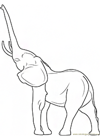 elephant coloring pages - page 93