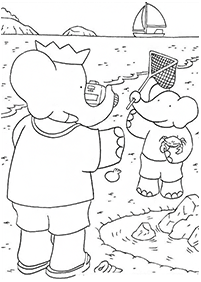 elephant coloring pages - page 94