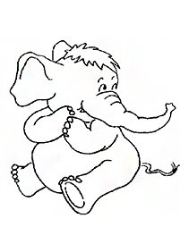 elephant coloring pages - page 95