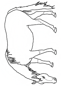 horse coloring pages - page 18