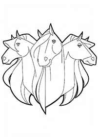 horse coloring pages - page 33