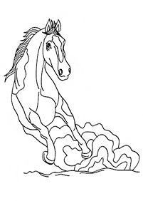 horse coloring pages - page 39
