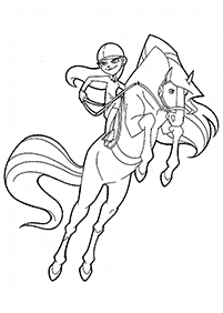 horse coloring pages - page 41