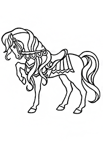 horse coloring pages - page 47