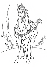 horse coloring pages - page 50