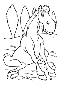 horse coloring pages - page 54