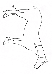 horse coloring pages - page 56