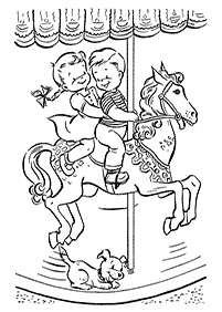 horse coloring pages - page 57