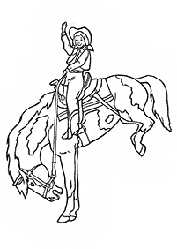 horse coloring pages - page 58