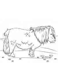 horse coloring pages - page 64