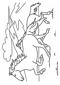 horse coloring pages - page 66