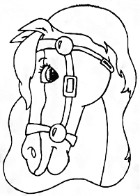horse coloring pages - page 68
