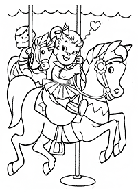 horse coloring pages - page 69