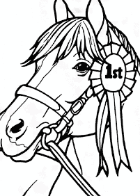horse coloring pages - page 72