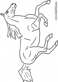 horse coloring pages - page 83