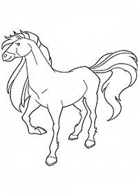 horse coloring pages - page 9
