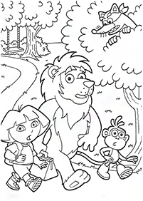 lion coloring pages - page 36