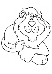 lion coloring pages - page 38