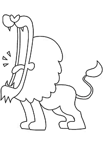 lion coloring pages - page 39