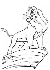 lion coloring pages - page 40