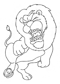 lion coloring pages - page 49