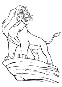 lion coloring pages - page 50