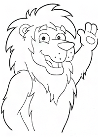 lion coloring pages - page 51