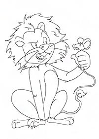 lion coloring pages - page 55