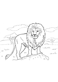 Lion - Printable Coloring Pages