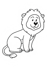 lion coloring pages - page 58