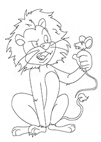 lion coloring pages - page 64