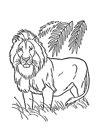 lion coloring pages - page 70