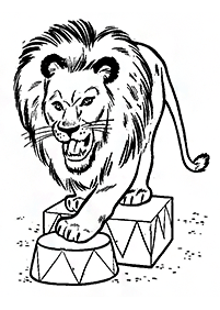 lion coloring pages - page 75