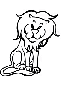 lion coloring pages - page 77