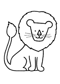 lion coloring pages - page 82