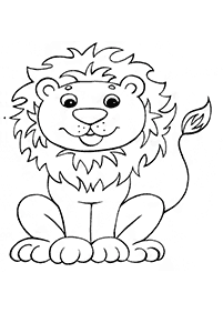 lion coloring pages - page 83