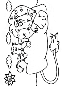 lion coloring pages - page 84
