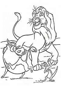 lion coloring pages - page 90