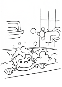 monkey coloring pages - Page 20