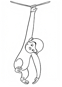 monkey coloring pages - page 56