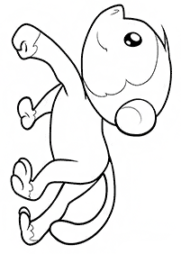 monkey coloring pages - page 57